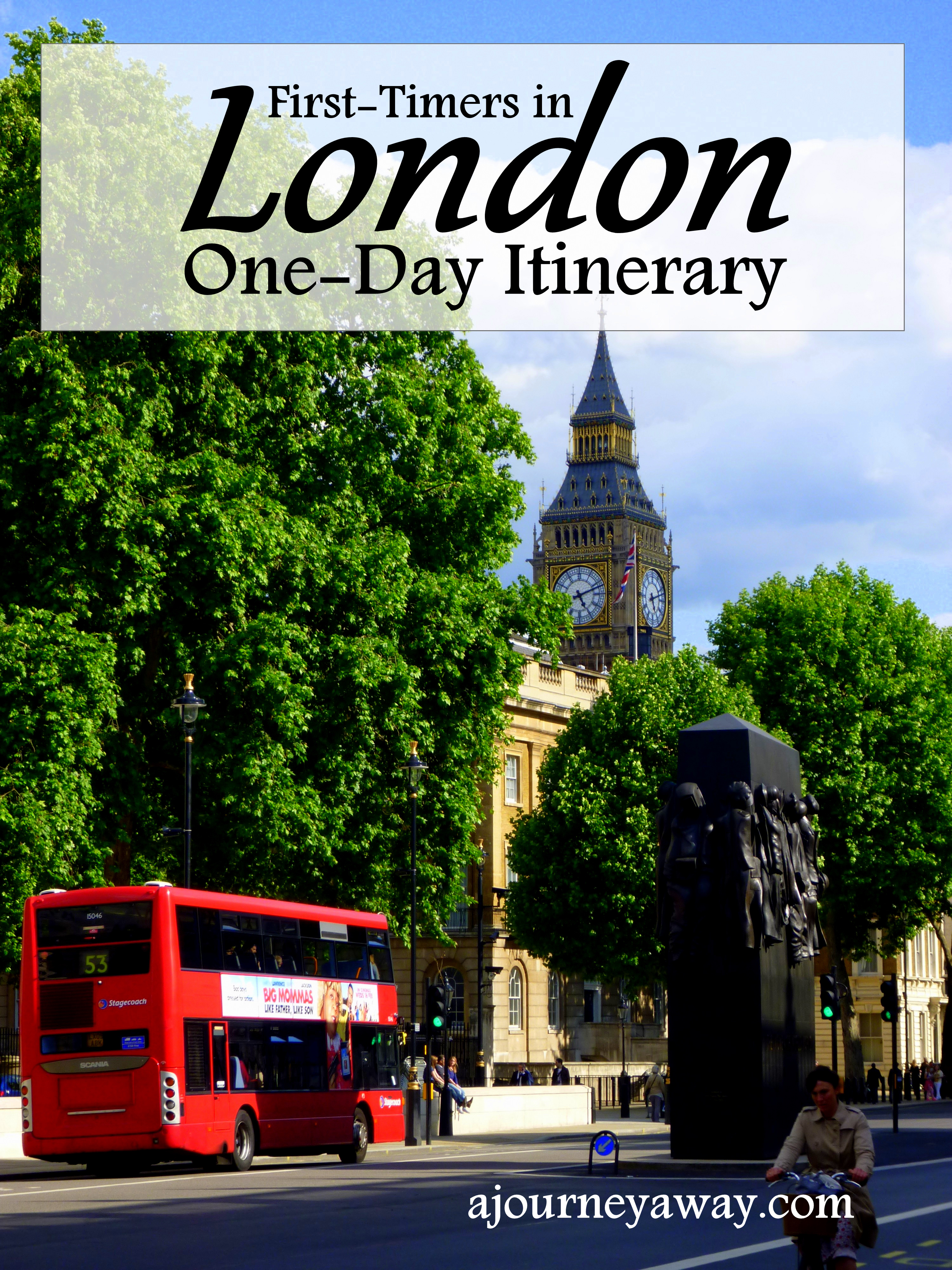 One-day itinerary in London for first-timers