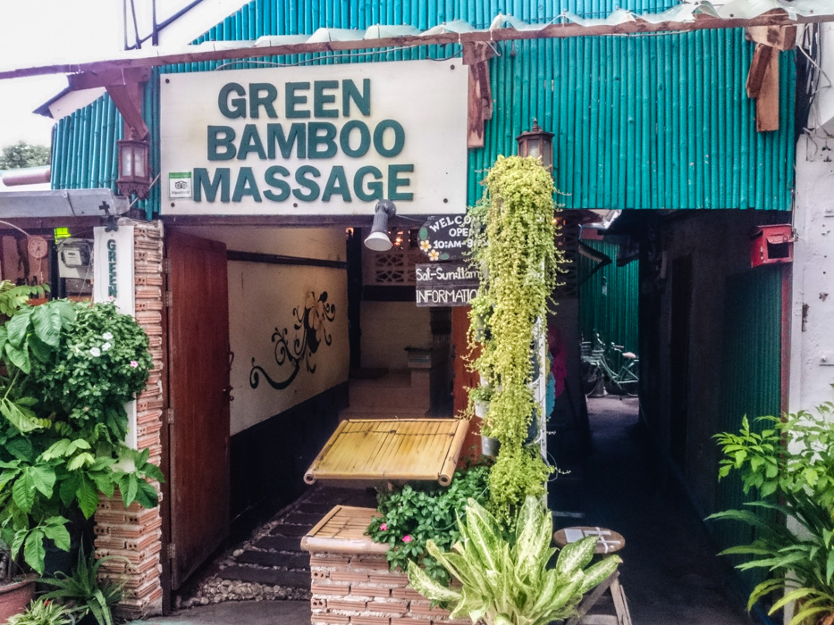 Green Bamboo massage in Chiang Mai