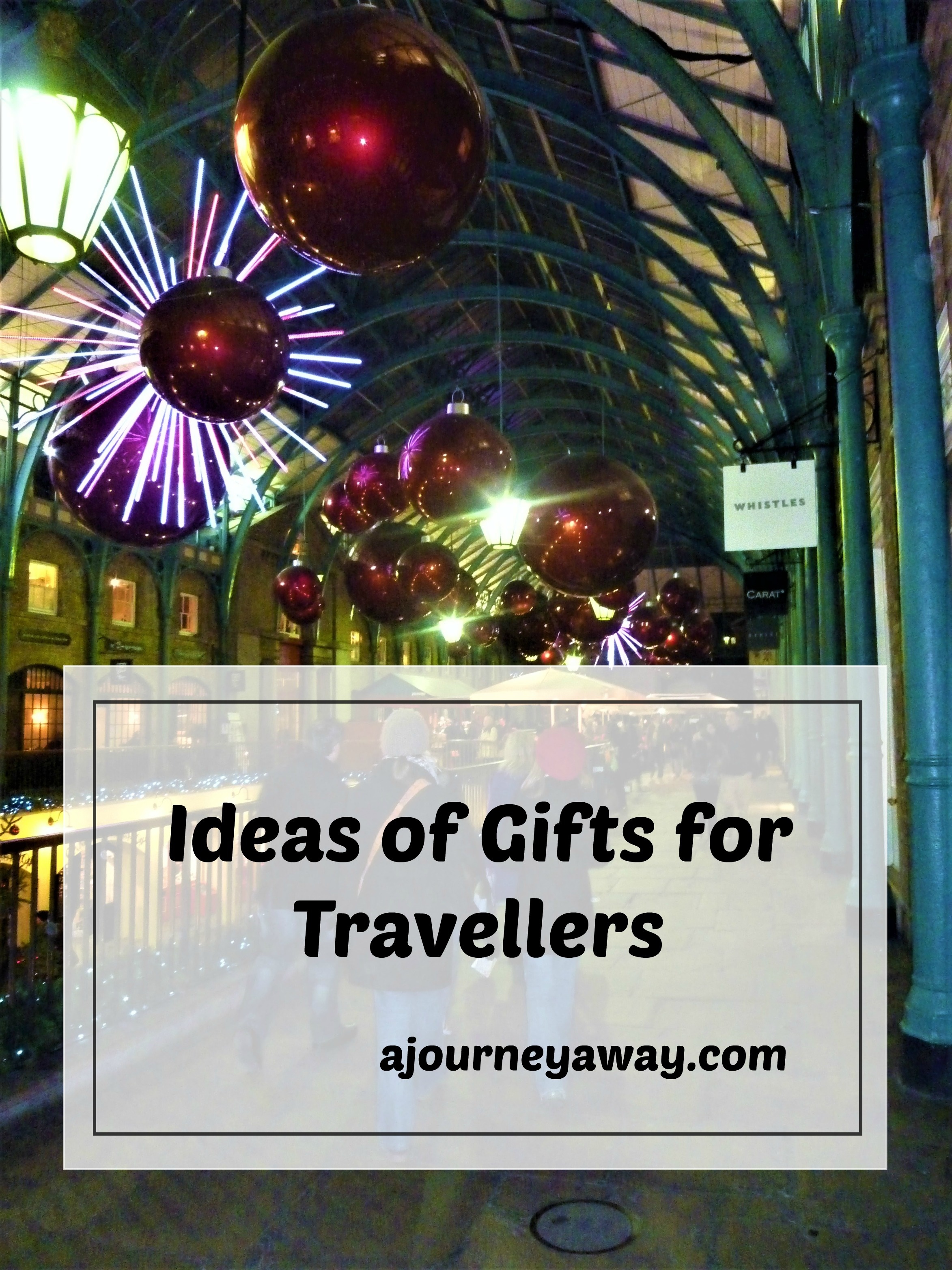 Ideas of gifts for travellers