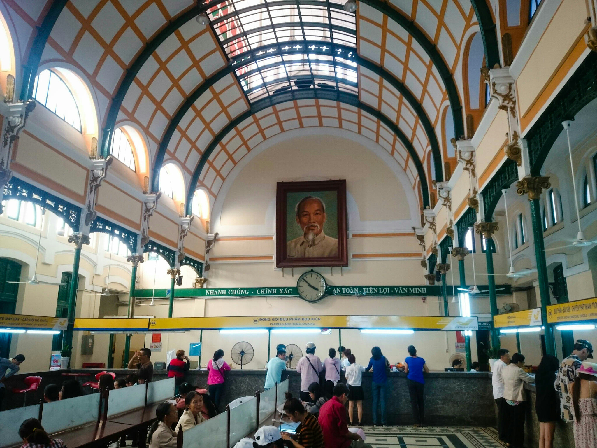 La poste centrale d'Ho Chi Minh
