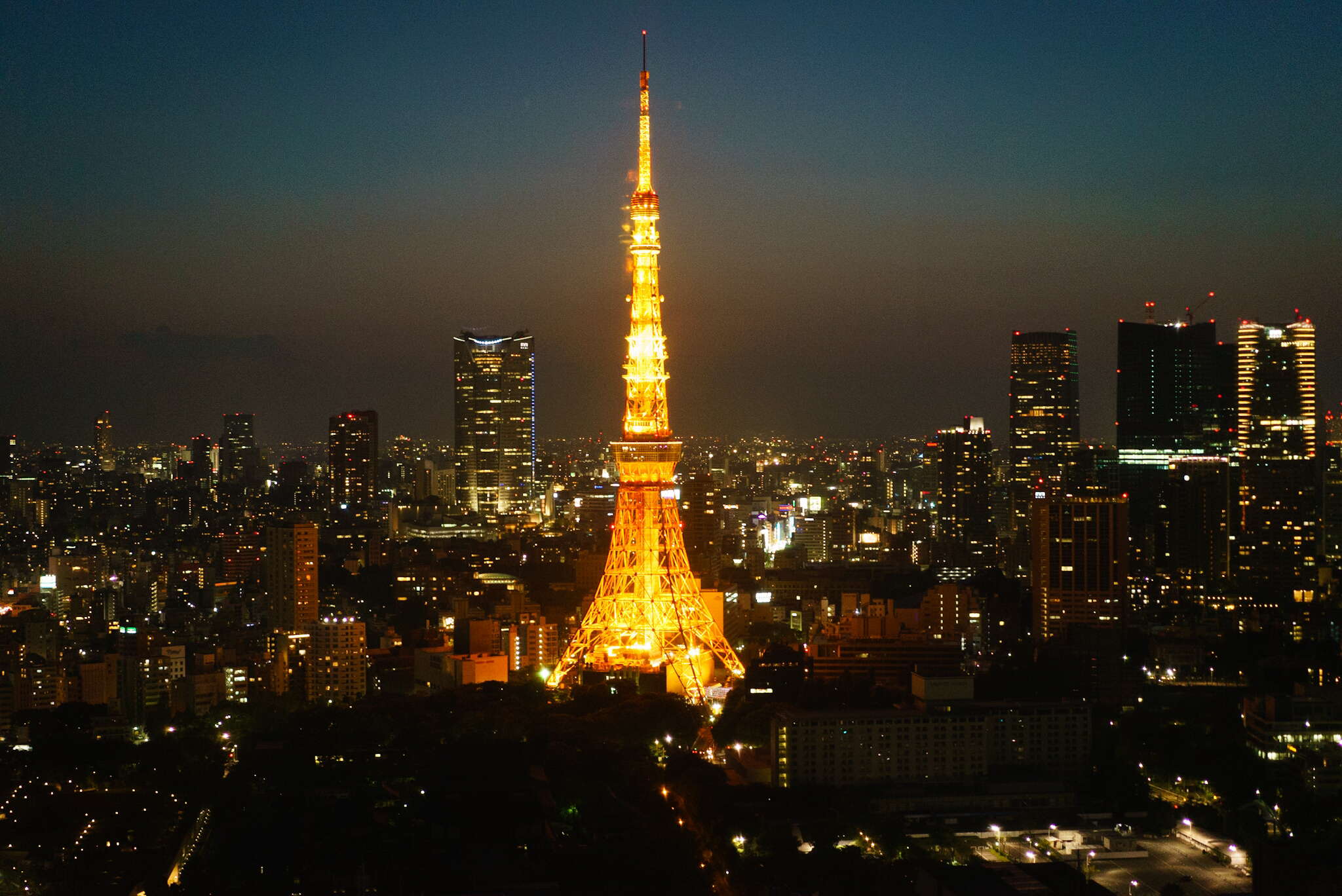 Tokyo tower from the World Trade Center